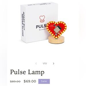 LuvLink Pulse Lamp Single LED Bluetooth Friendship Love